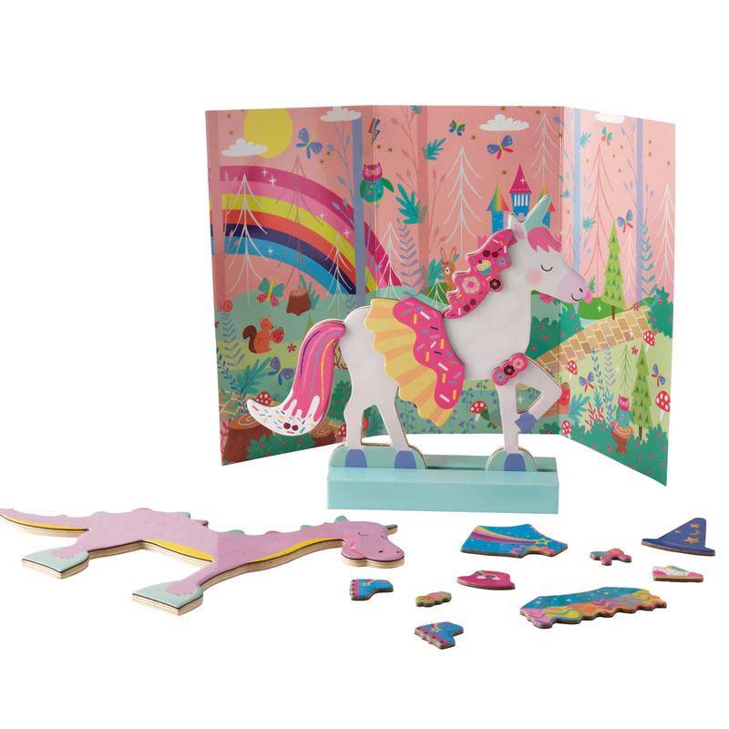 Floss & Rock Magnetic Dress Up Fantasy Pets 40P3550 unicorn