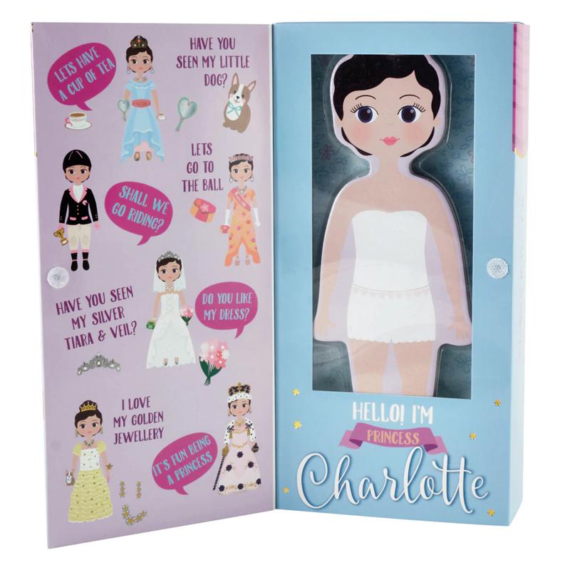Floss & Rock Magnetic Dress Up Princess Charlotte 39P3501 open