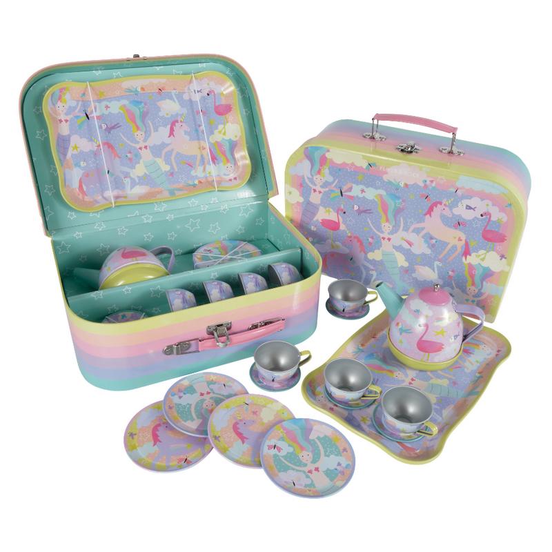 Floss & Rock Musical Tin Tea Set Fantasy 43P6398 main