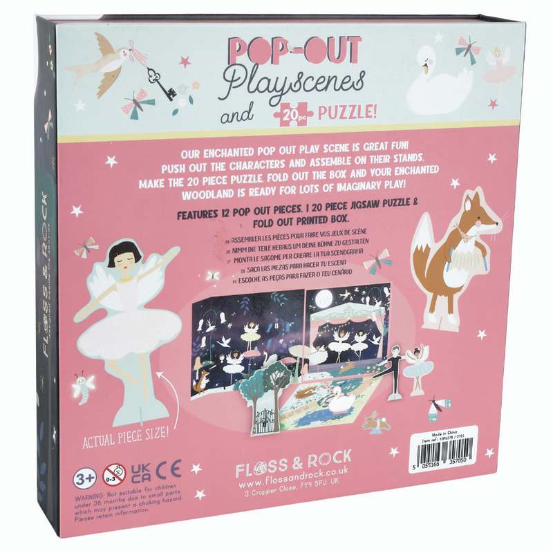Floss & Rock Pop Out Play-Scene Enchanted 43P6375 back