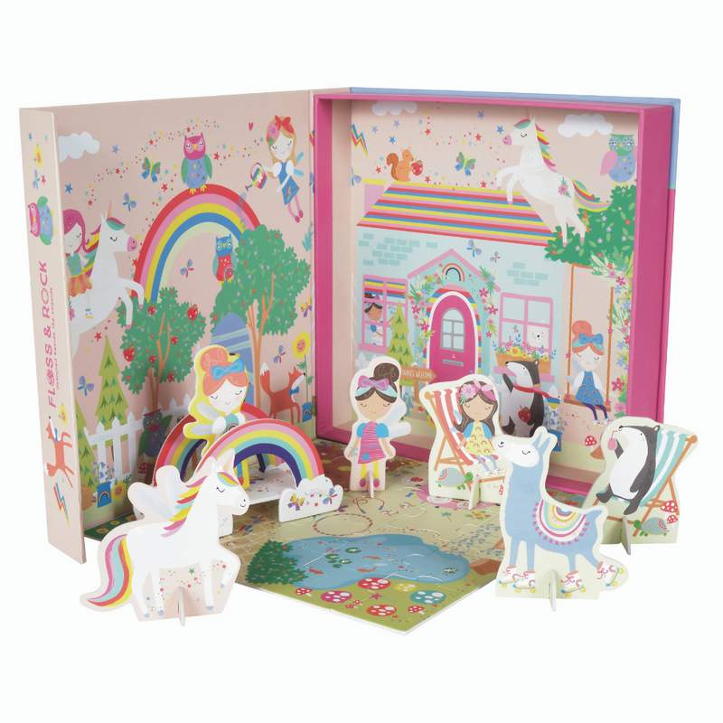 Floss & Rock Pop Out Playscene Rainbow Fairy 43P6374 main