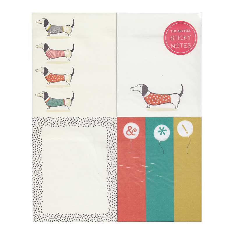 Frank Sausage Dog Sticky Notes Selection