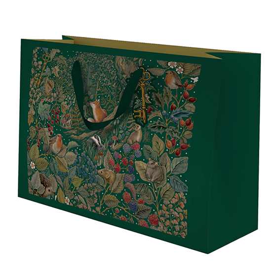 Christmas Gift Bag Secret Garden Landscape GBX157