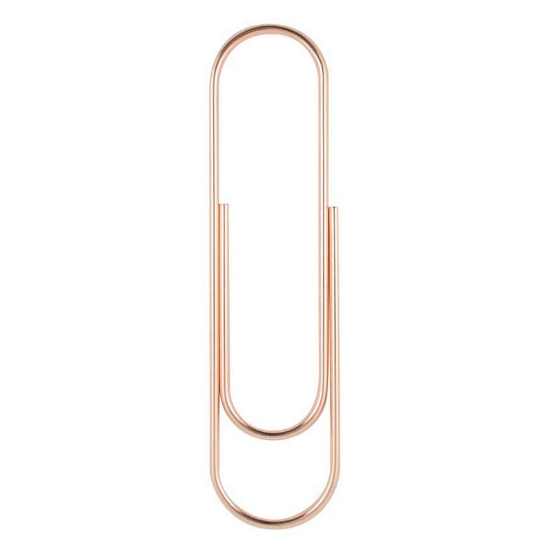 Giant Rose-Gold Coloured Paperclip 151999 front