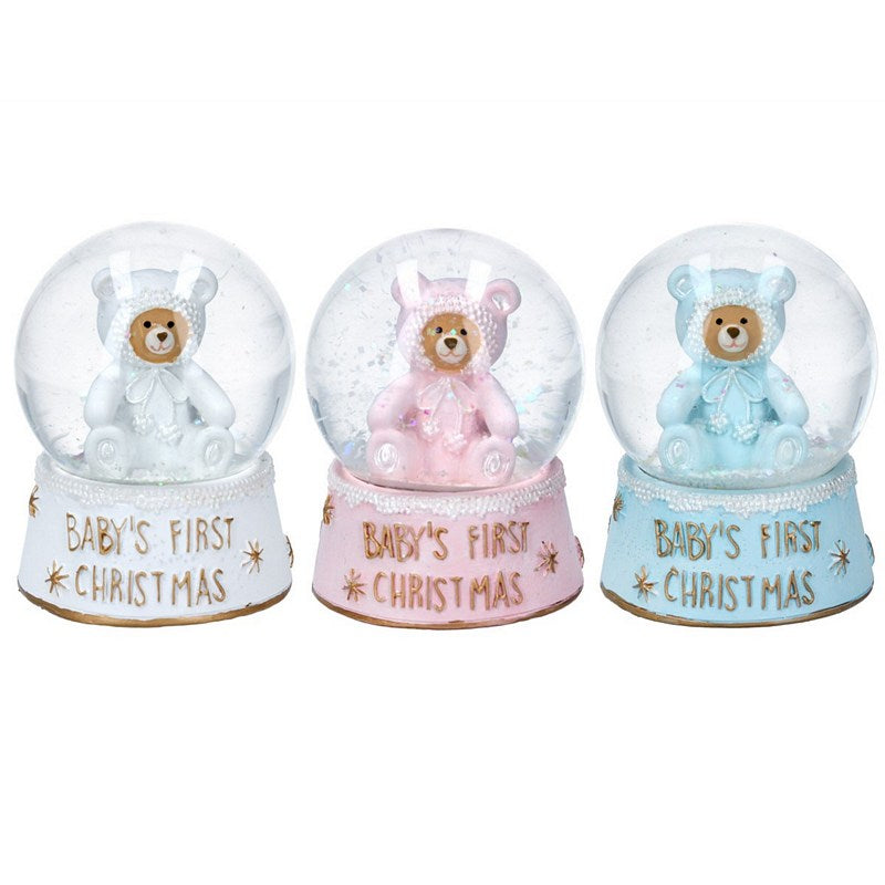Gisela Graham Babys First Christmas Snow Dome 20396 selection