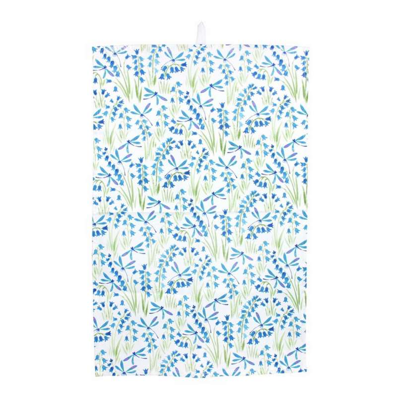 Gisela Graham Bluebell Tea Towel 81235 main