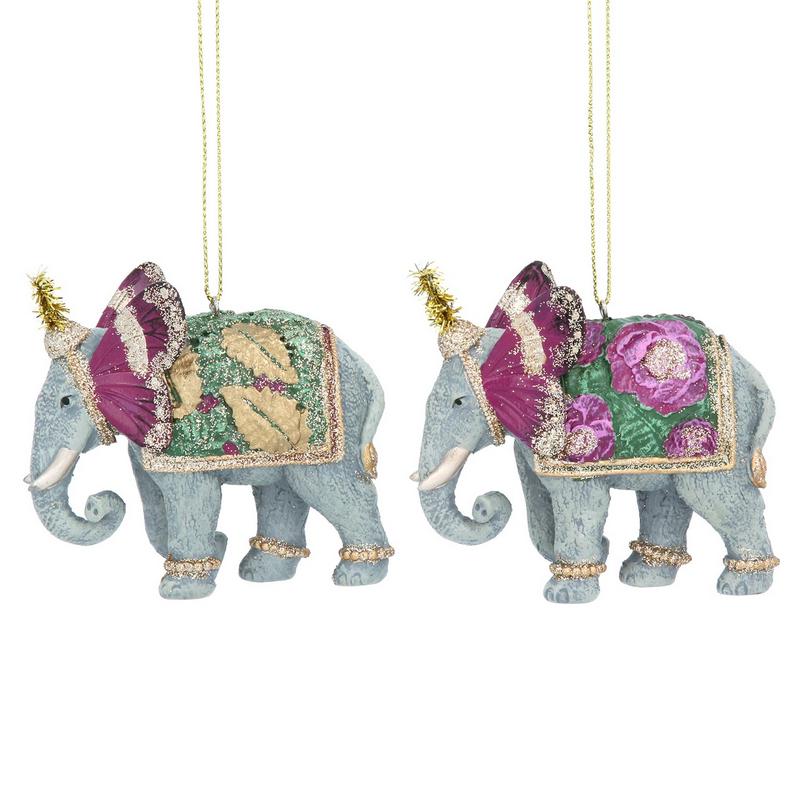 Gisela Graham Fantasy Elephant Resin Decoration 13911 selection