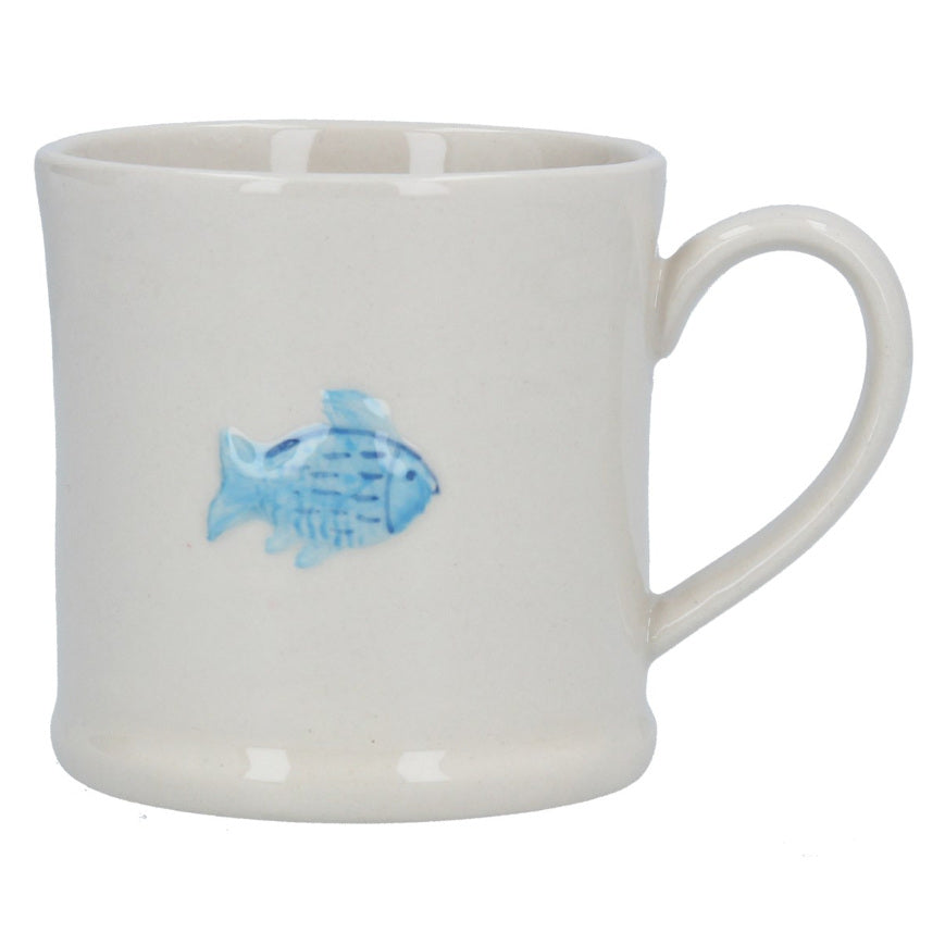Gisela Graham Fish Stoneware Mini Mug 30256 front