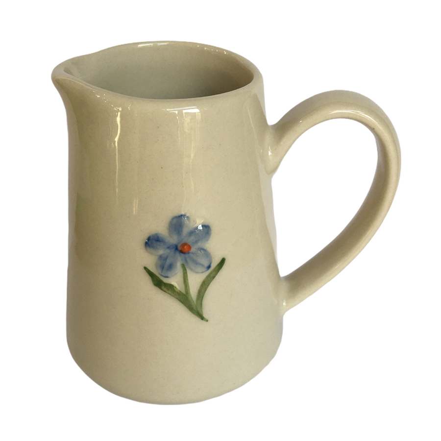 Gisela Graham Forget-Me-Not Ceramic Mini Jug tipped