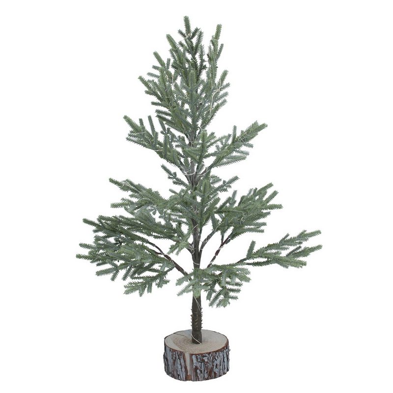 Gisela Graham LED Lit Tree on Log Base 41040 main