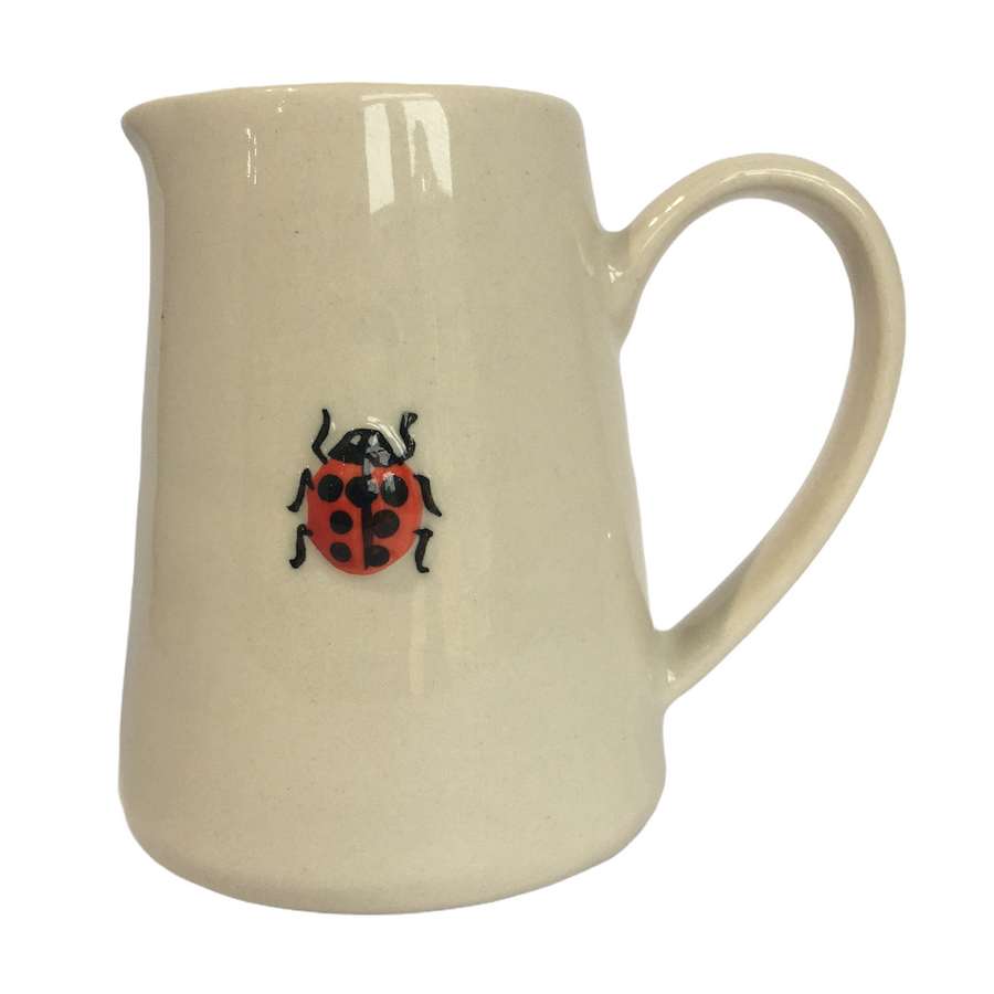 Gisela Graham Ladybird Mini Ceramic Jug front