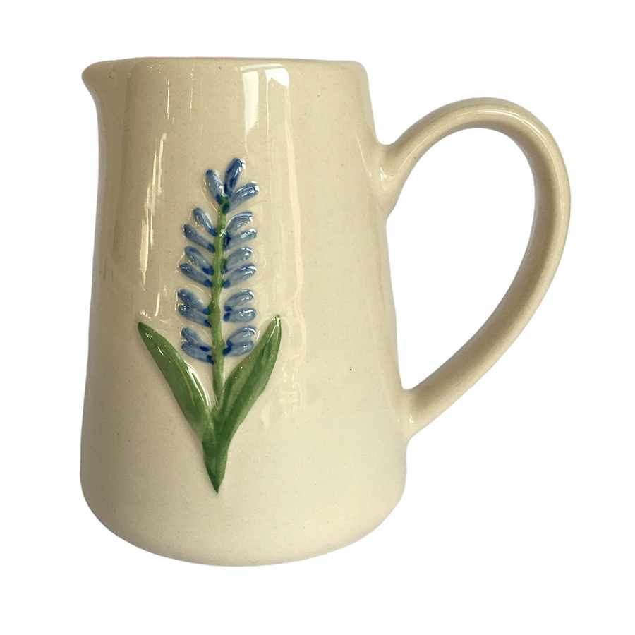 Gisela Graham Lavender Ceramic Mini Jug front