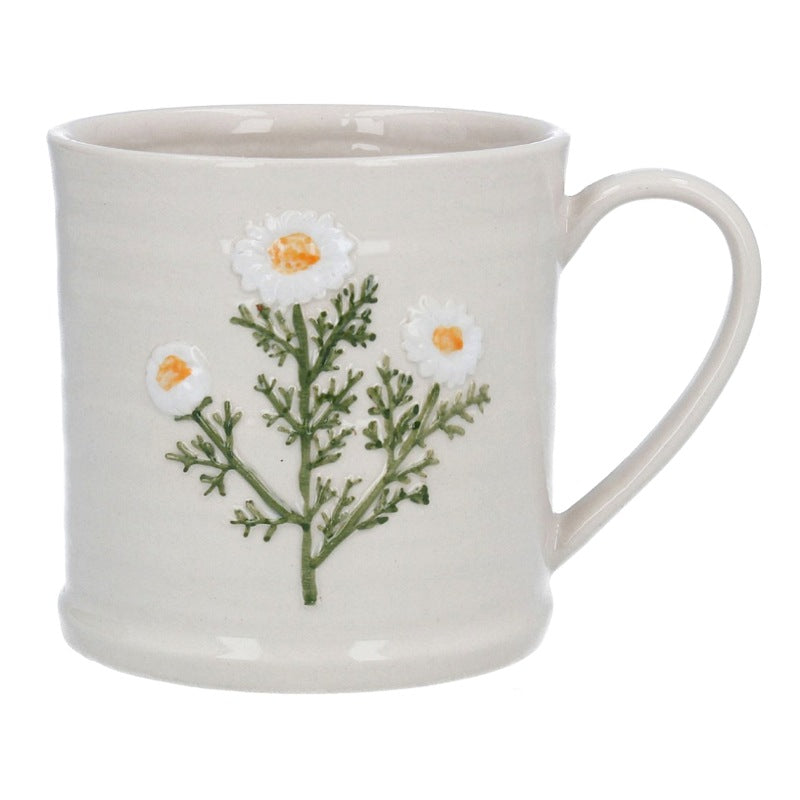 Marguerite Daisy Stoneware Mug