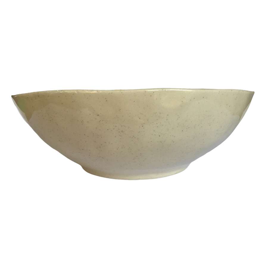 Gisela Graham Meadow Artisan Ceramic Deep Bowl side