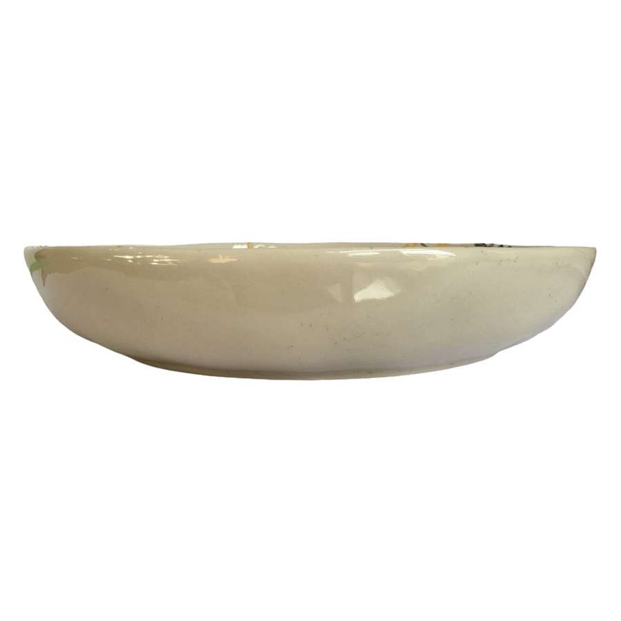 Gisela Graham Meadow Artisan Ceramic Shallow Bowl side