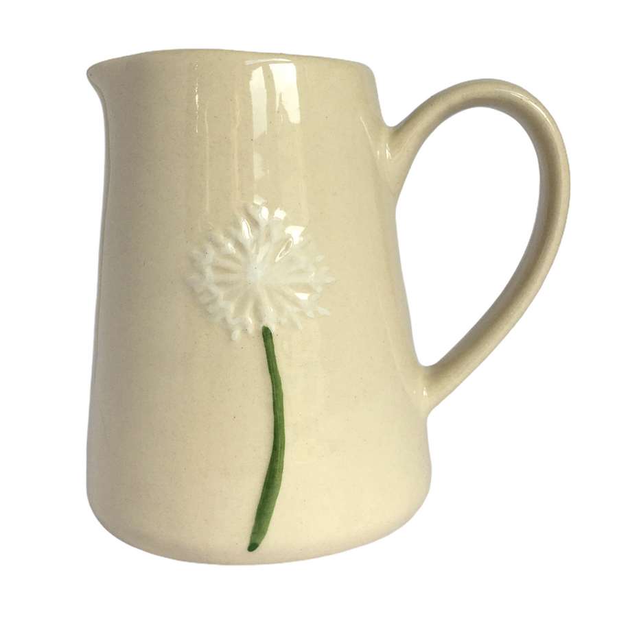 Gisela Graham Mini Ceramic Jug Dandelion front