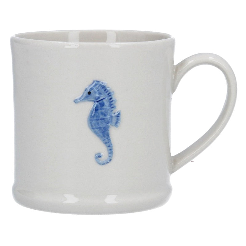 Gisela Graham Seahorse Stoneware Mini Mug 30253 front