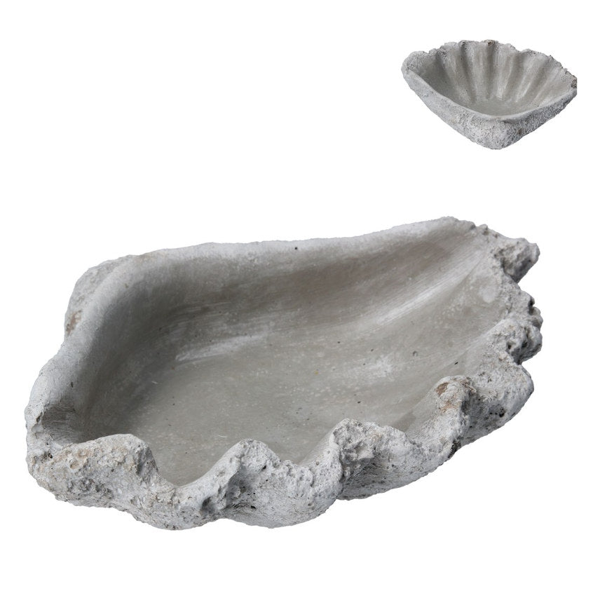 Gisela Graham Stone Effect Clam Shell Ornament 20711 main