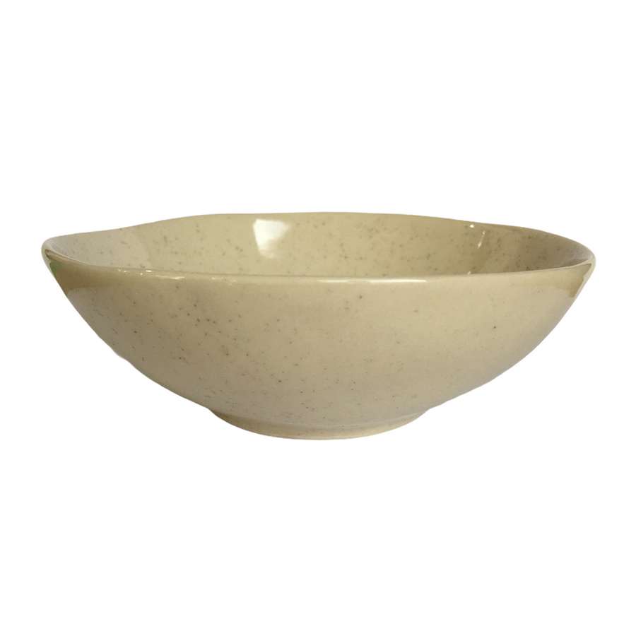 Gisela Graham Yellow Daisy Artisan Ceramic Mini Bowl side