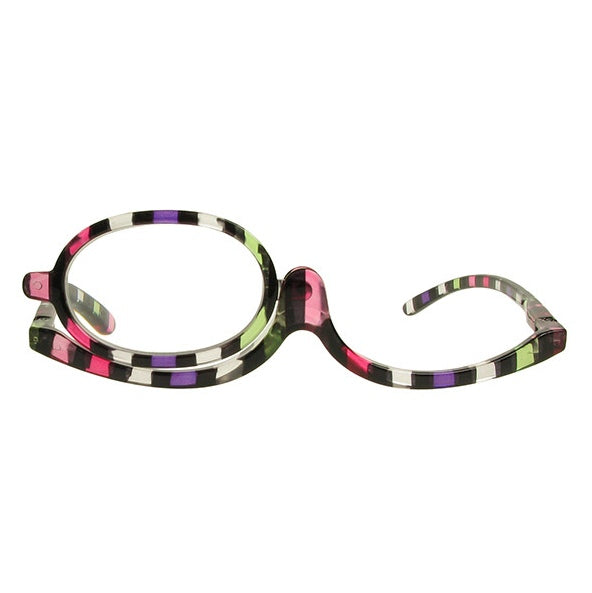 Goodlookers Make-up Glasses Multi Stripe GX1039 front