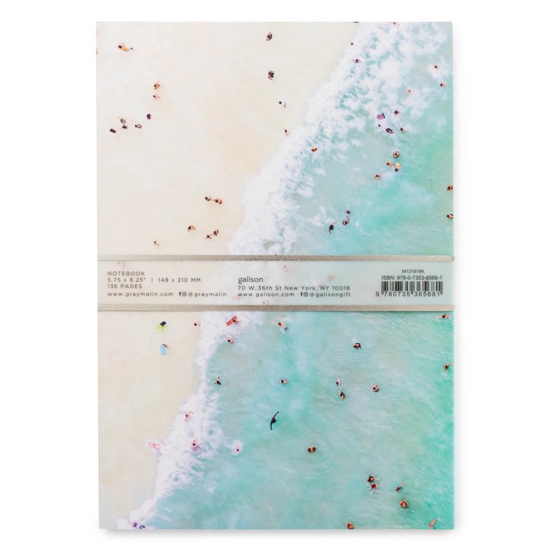 Gray Malin Wave Notebook A5 back