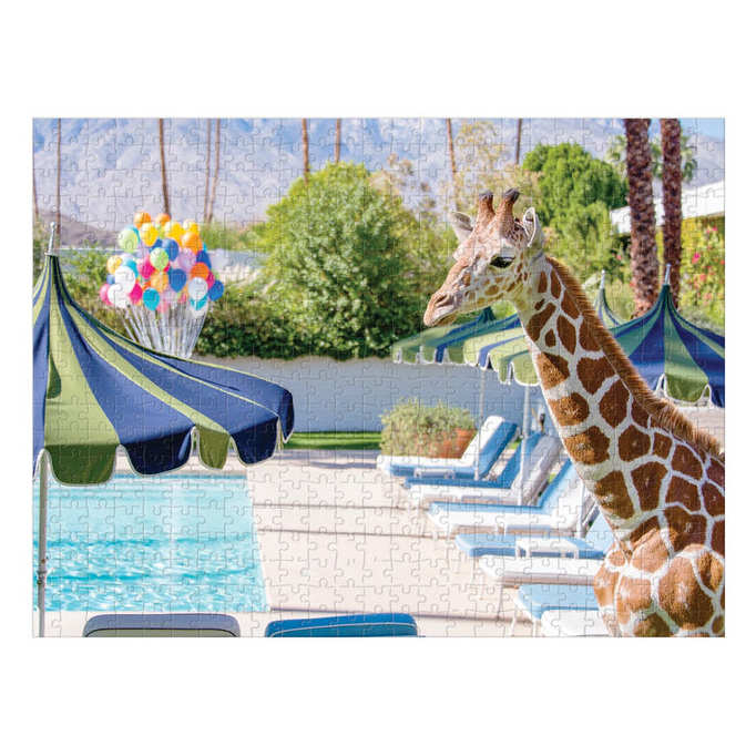 Gray Malin at the Parker Double-Sided 500 Piece Jigsaw Puzzle completed back