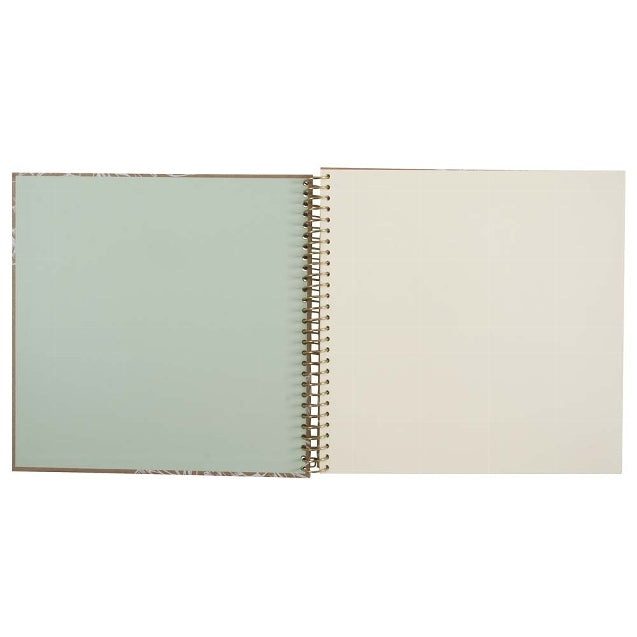 Guestbook Organics Spiral Kraft Blossom 220553 open