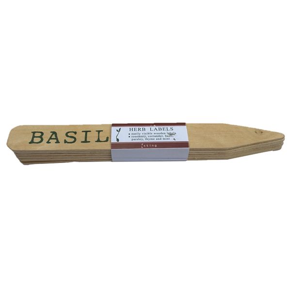 Wooden Herb Labels pack of 6