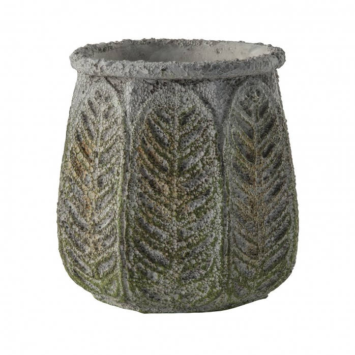Hever Rustic Green Pot Small 398117 front