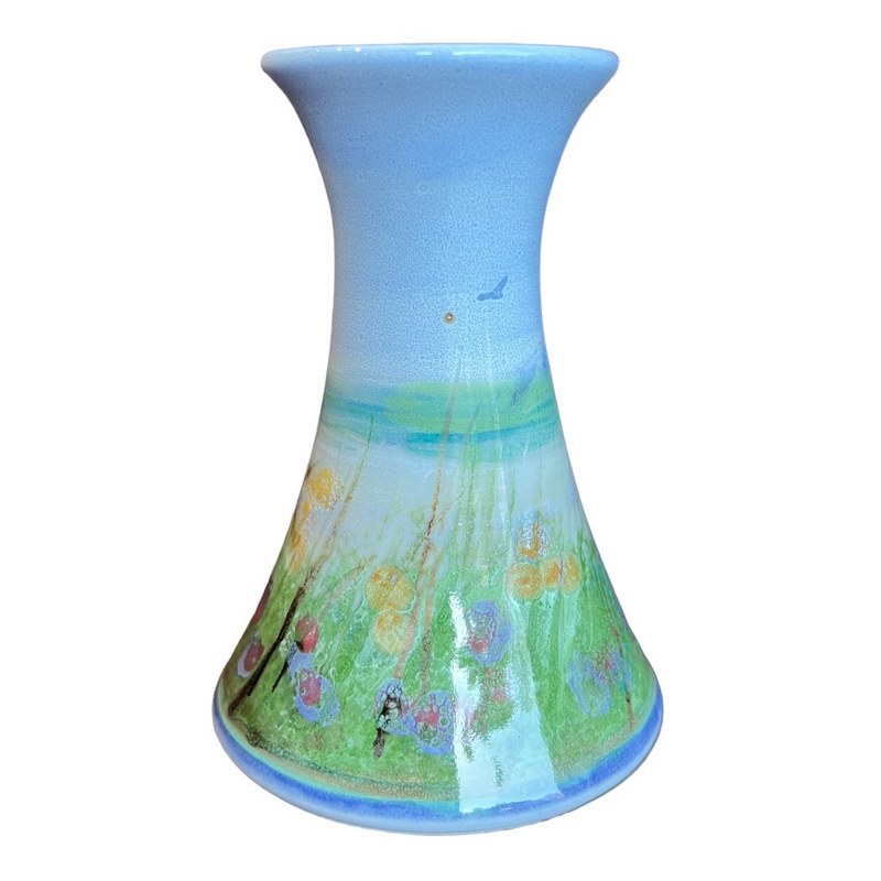 Highland Stoneware Machair Bud Vase 0857MAC rear