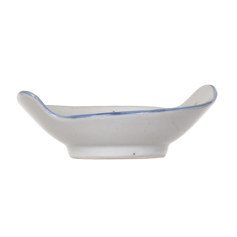 Highland Stoneware Highland Cow Quaich 0522HC side