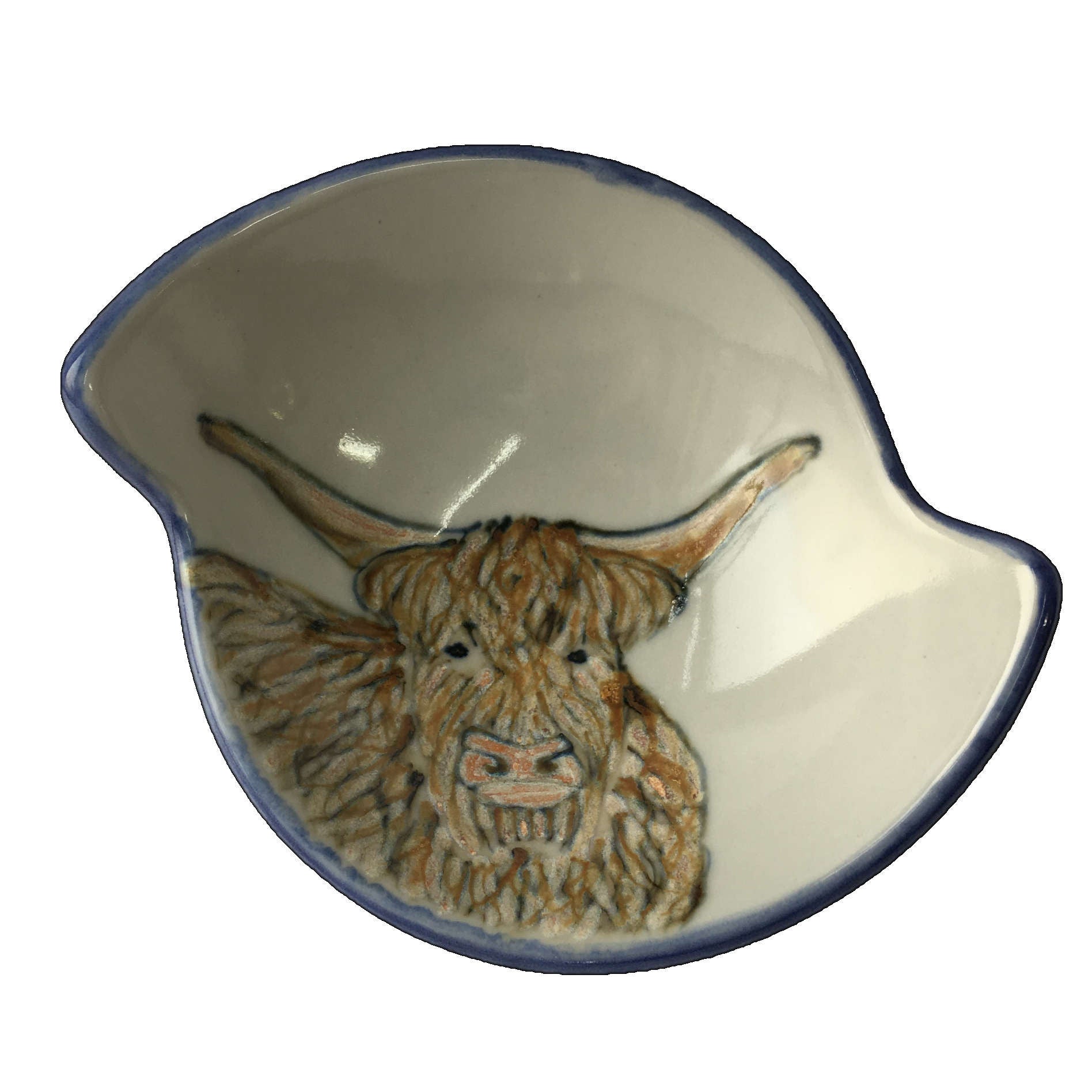 Highland Stoneware Highland Cow Quaich