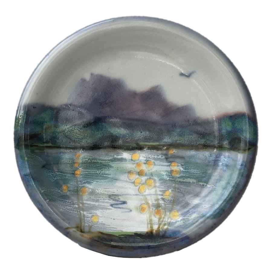 Highland Stoneware Landscape Coaster