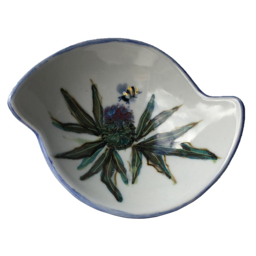 Highland Stoneware Thistle Quaich