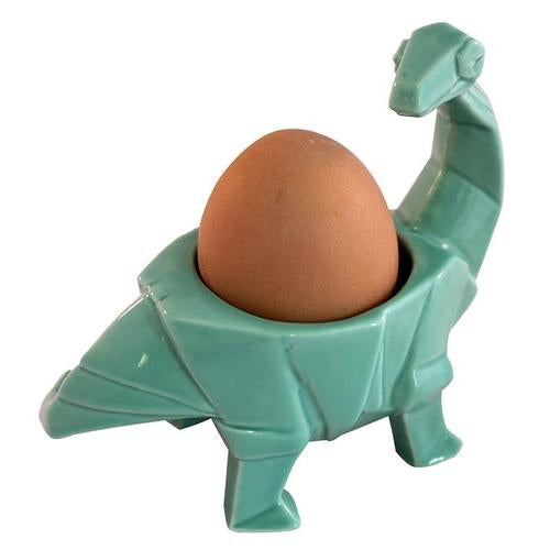 House Of Disaster Dinosaur Egg Cup Turquoise Diplodocus DINEGGTU in use