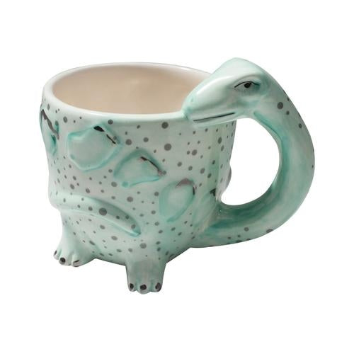 House Of Disaster Diplodocus Shaped Ceramic Cup DINCUPDIP front