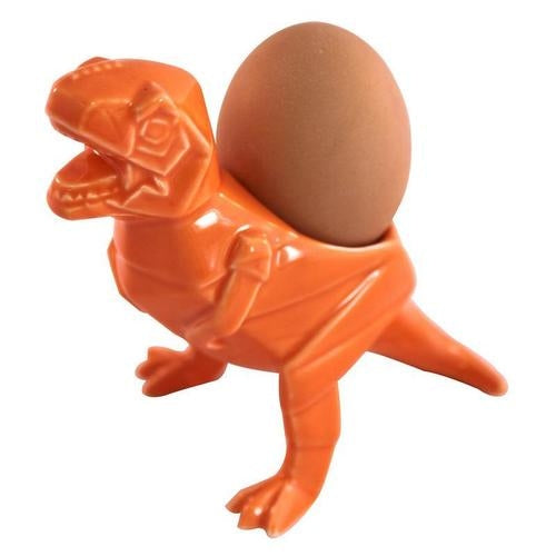 House Of Disaster Origami Orange Egg Cup DINEGGOR in use