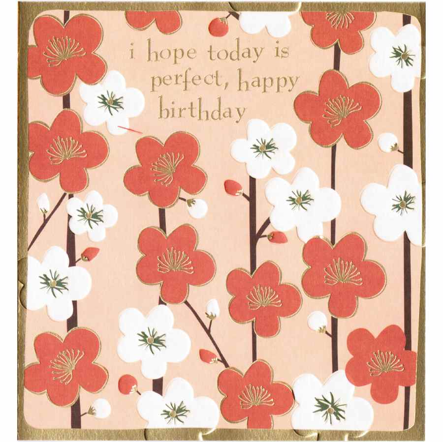 I Hope Today Is Perfect - Happy Birthday - Greetings Card