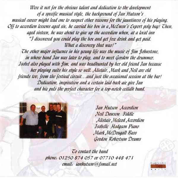 Ian Hutson Scottish Dance Band Dashing White Sergeant HRMCD101 band write-up