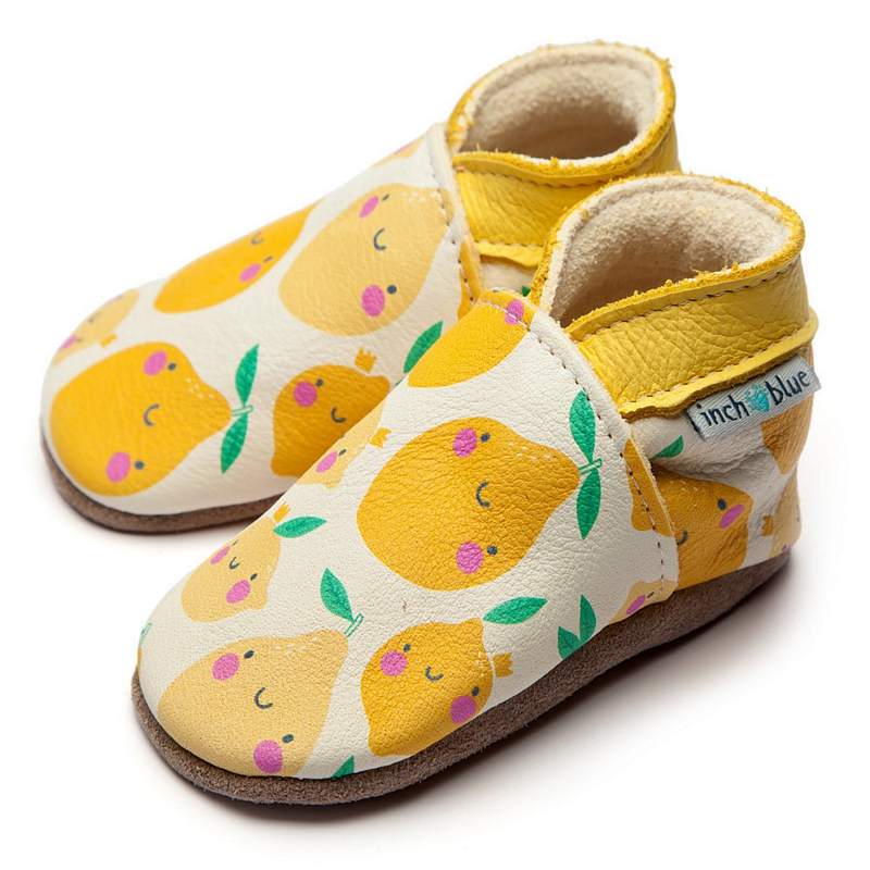 Inch Blue Baby Booties The Lemons 4059 side