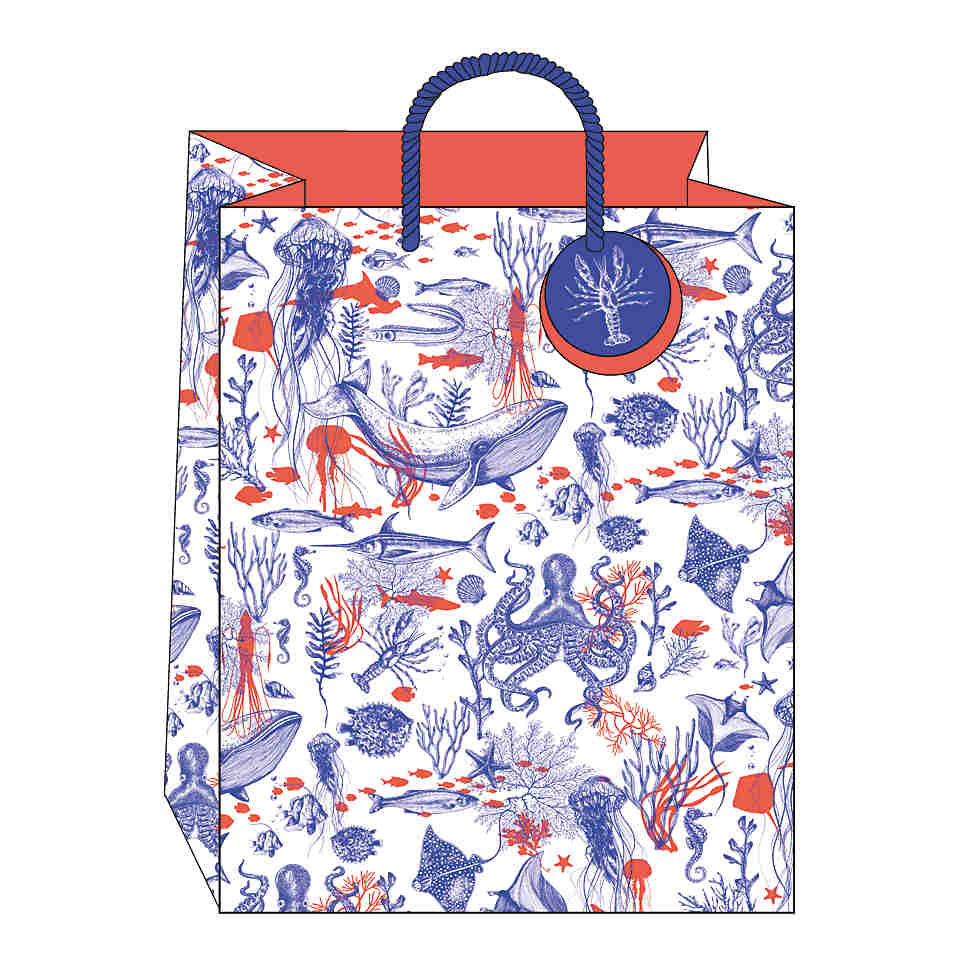 Into The Blue Large Gift Bag