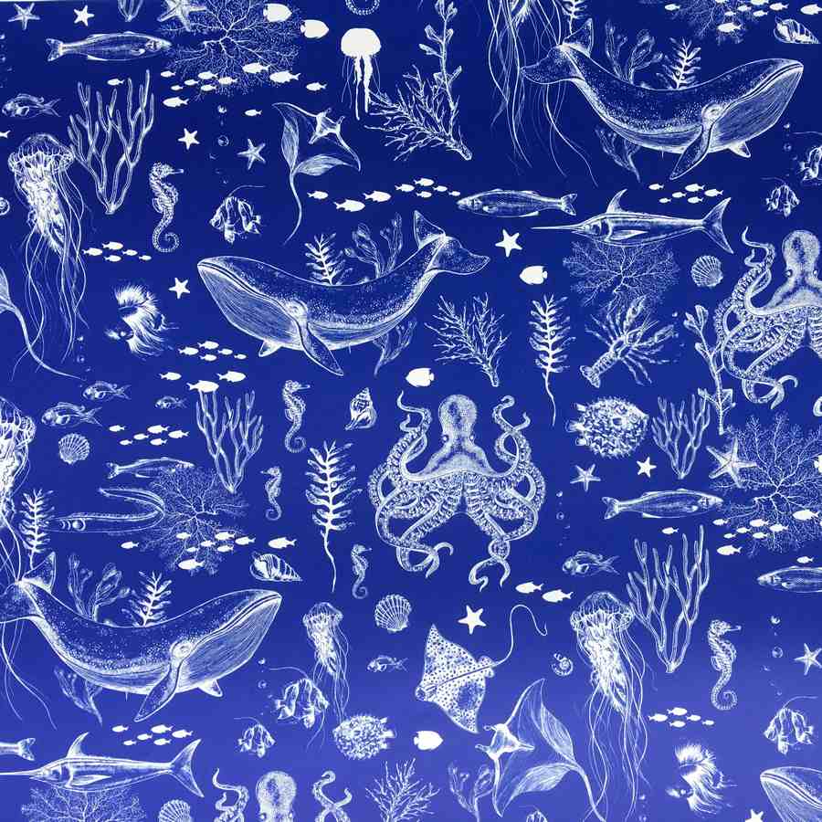 Into The Blue Gift Wrap detail