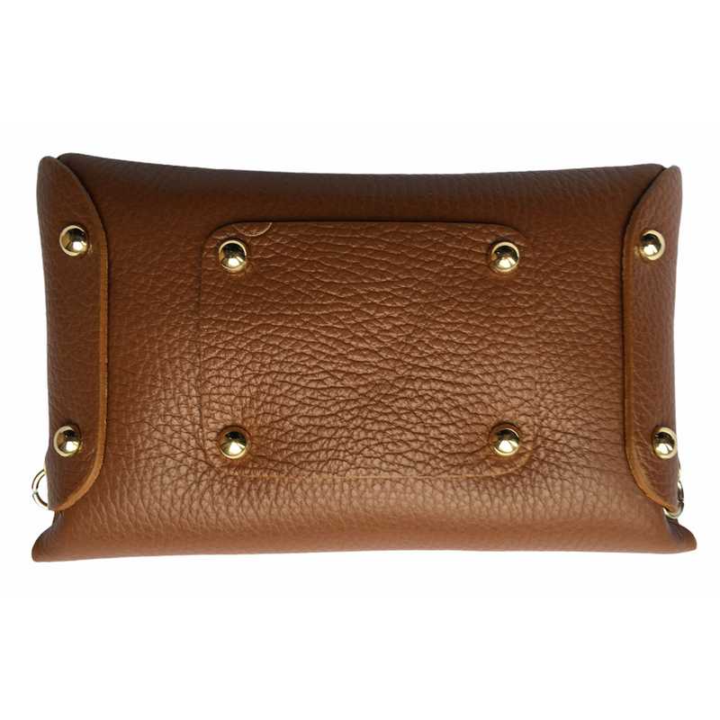Italian Leather Bumbag Tan back