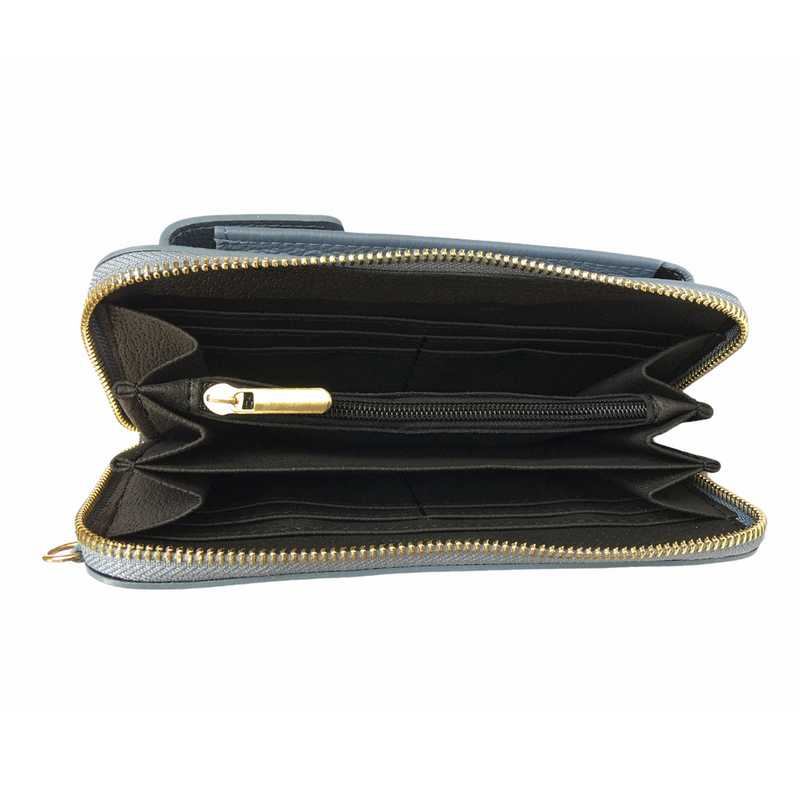 Italian Leather Cross-body Purse