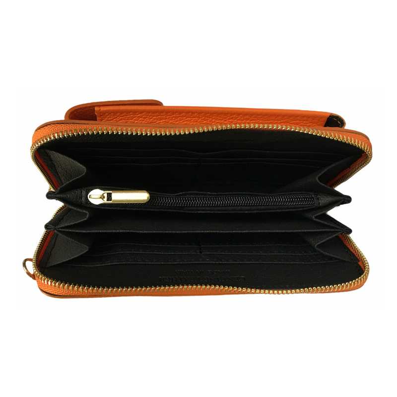 Italian Leather Cross-body Purse