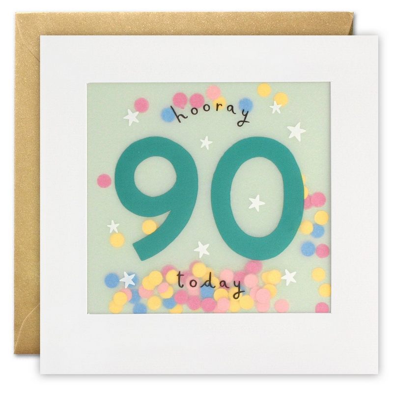 James Ellis Age 90 Hooray Paper Shakies Card PP3327 front