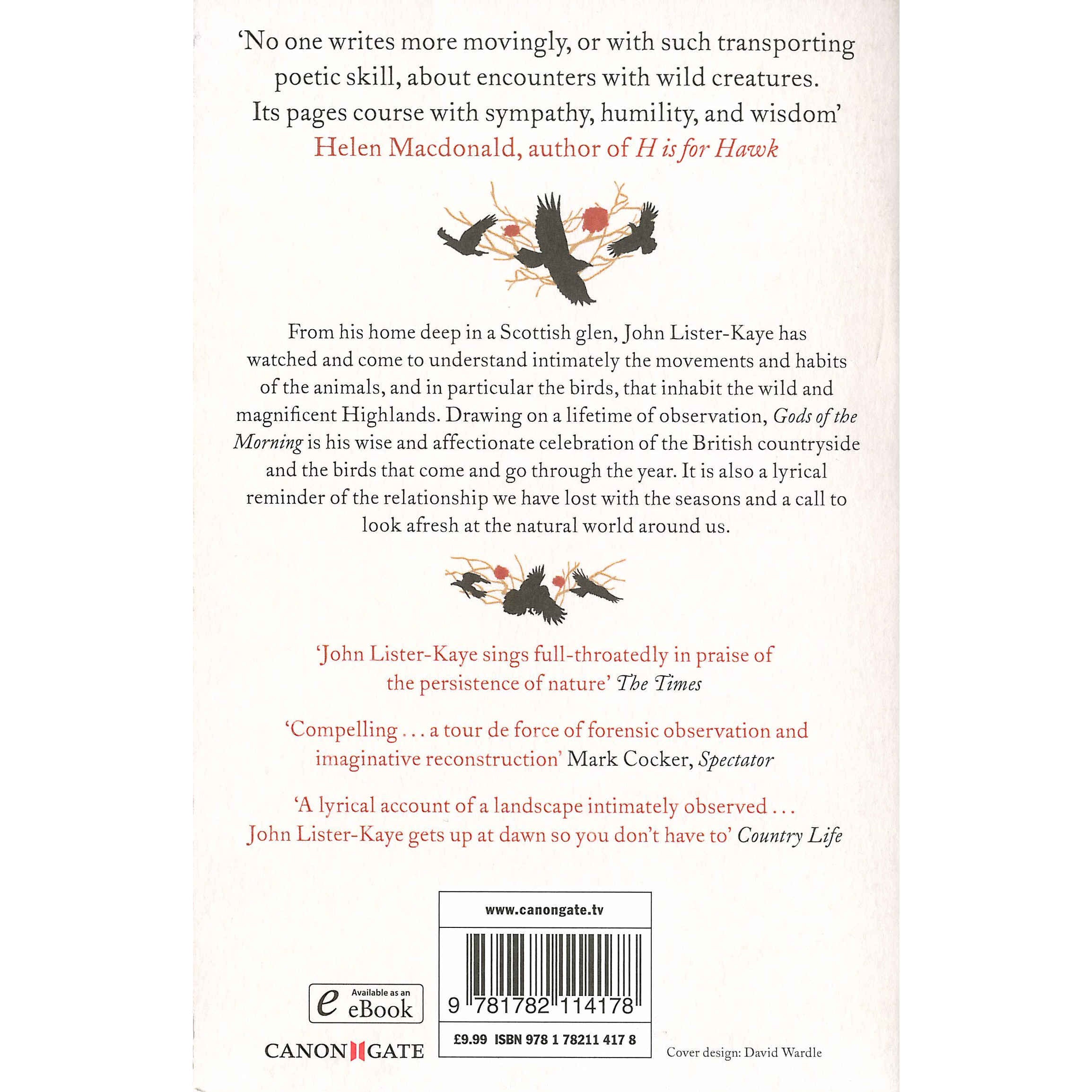 John Lister-Kaye - Gods Of The Morning - back cover