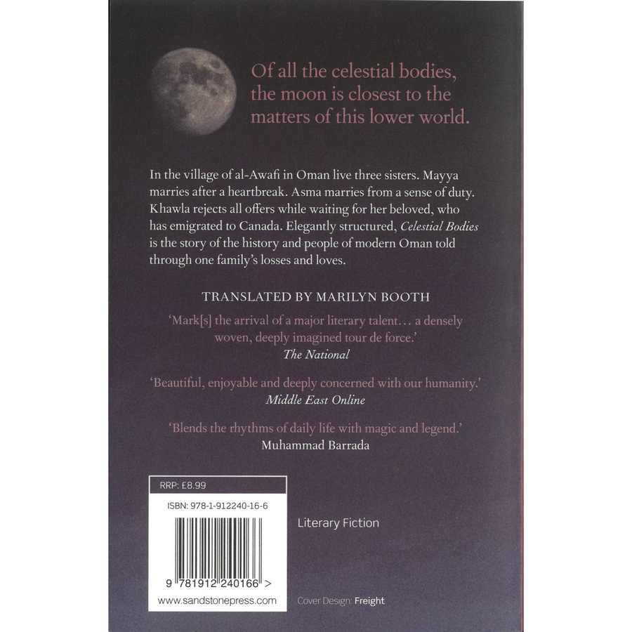 Jokha Alharthi - Celestial Bodies book back cover