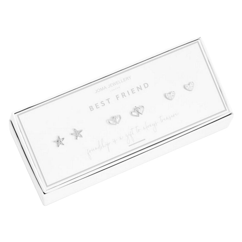 Joma Jewellery Occasion Earring Box Best Friend 5344 in box