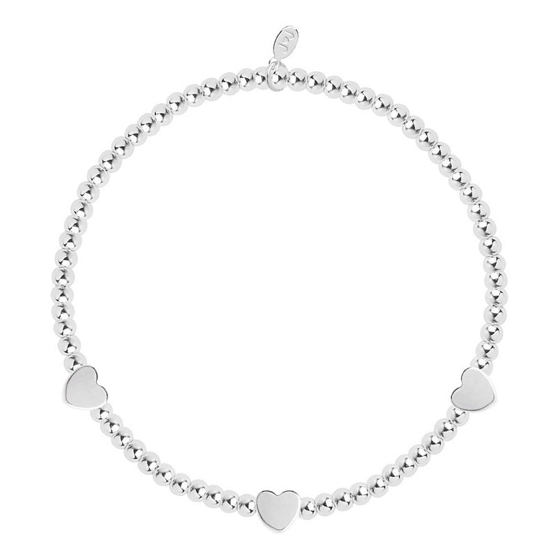 Joma Jewellery Occasion Gift Box Marvellous Mum Bracelets 4244 Silver Hearts